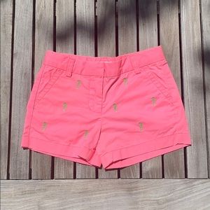 Vineyard Vines Girls Neon Pink Seahorse Shorts